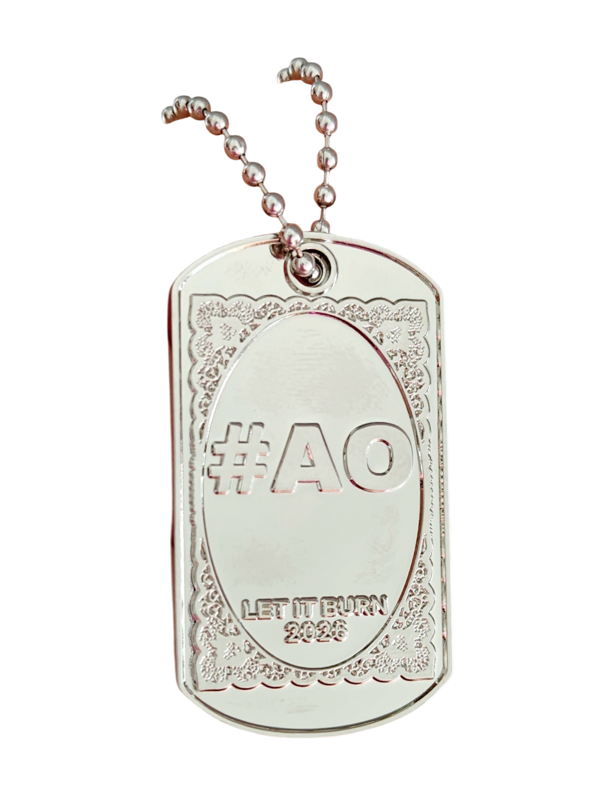 Let it Burn Dog Tags.