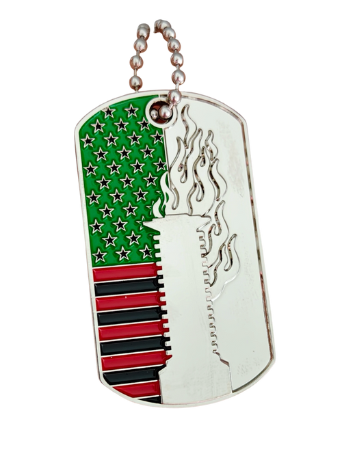 Let it Burn Dog Tags.